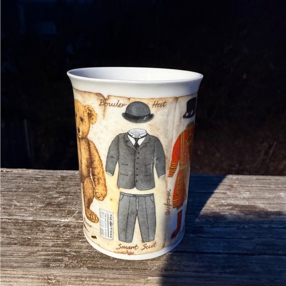 Dunoon Fine Bone China England “Lord Ted” Designed By Richard Partis Mug 4” Ht. - Picture 11 of 12